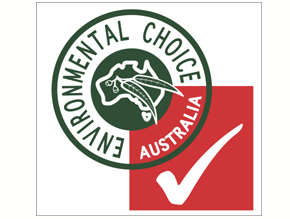 The logo of Good Environmental Choice Australia - a program that certifies green products.