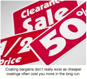 A collection of typical sales signs used to promote low prices.
