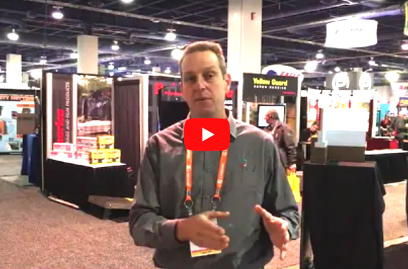 Resin Jack presenting a video on the issue of moisture measurment at the World of Concrete in Las Vegas.