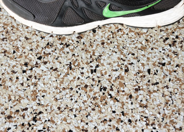 The range of epoxy supplies from Real World Epoxies includes colour flake chips.