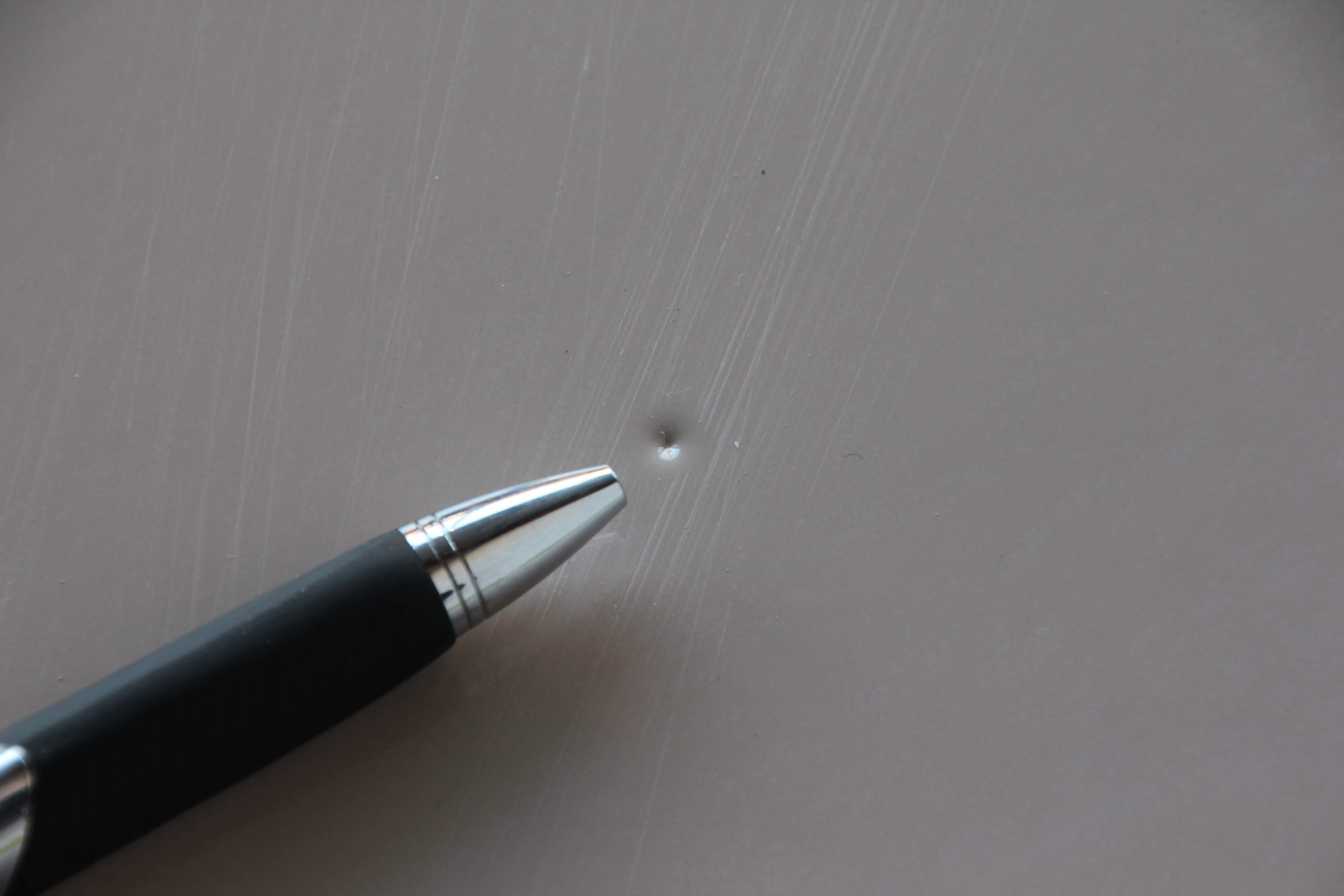 Possible other causes of pinholes