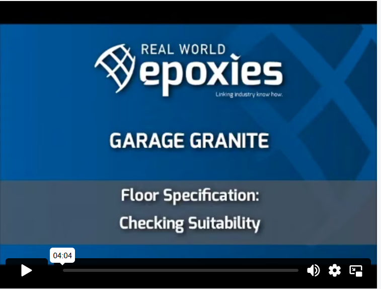 Garage Granite Site Inspection