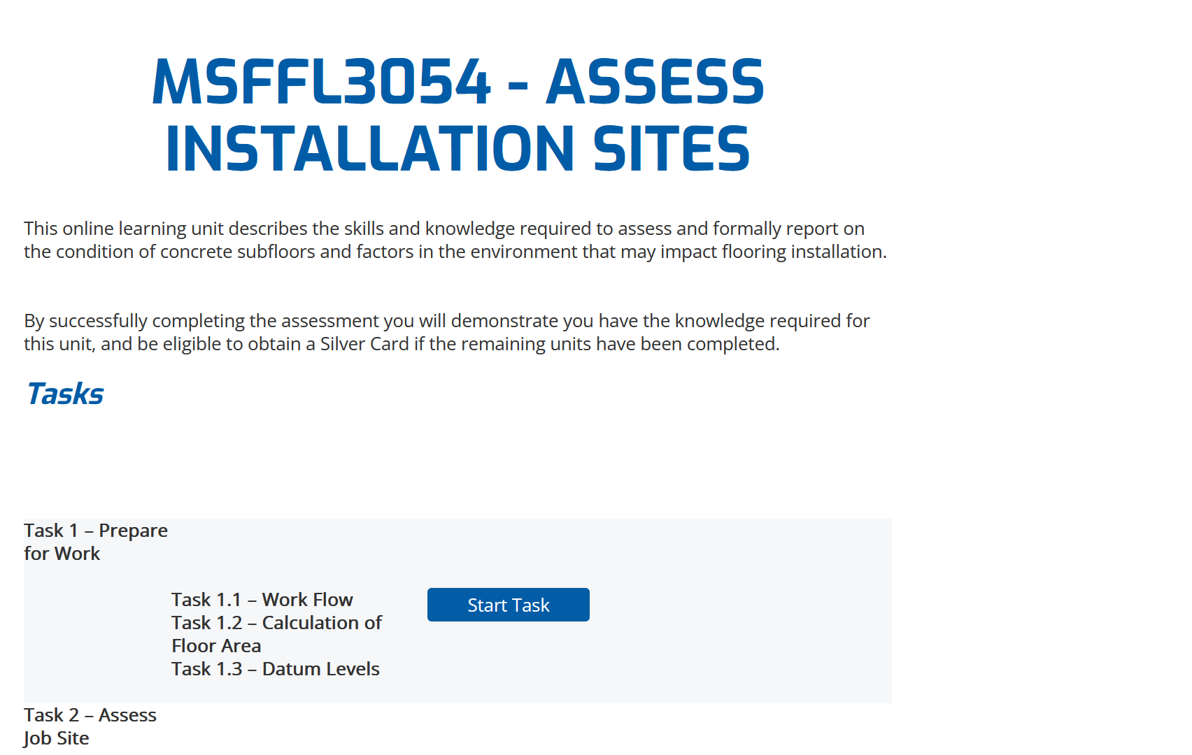 Trade Course - Asses Installation Sites